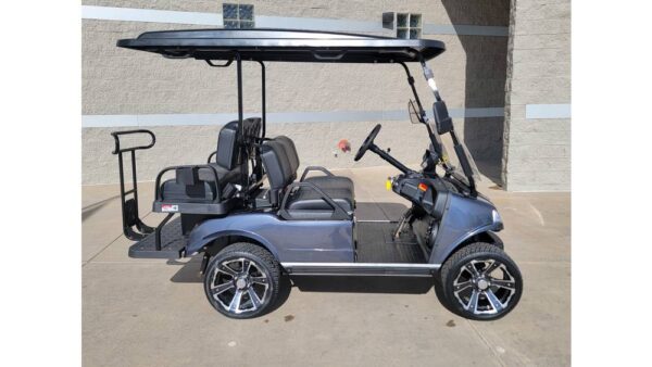 2024 Evolution Classic 4 Plus – Street Legal Golf Cart – Arctic Gray For Sale - Image 6