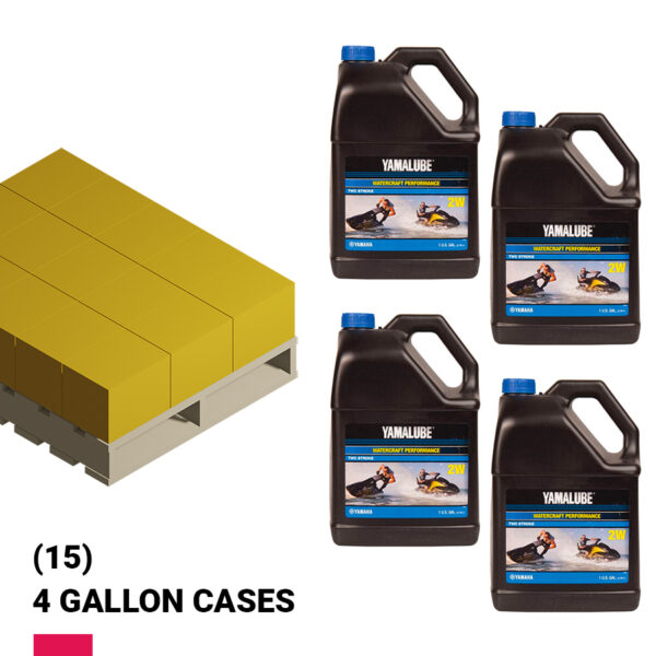 Yamalube 2M Oil Quarter Pallet (15 Cases)