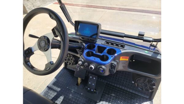 2024 Evolution Classic 2 Plus- Street Legal Golf Cart – Mediterranean Blue For Sale - Image 6