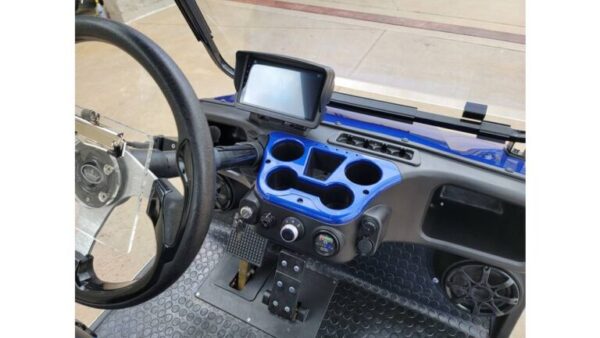 2024 Evolution Classic 2 Plus- Street Legal Golf Cart – Portimao Blue For Sale - Image 3