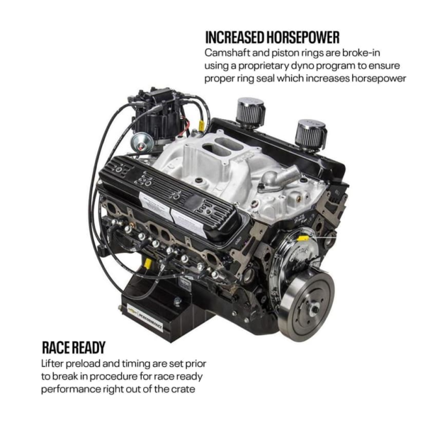 IMCA-Sealed CT350 Chevy 602 Crate Engine, Dyno Tested, Dressed For Sale - Image 3